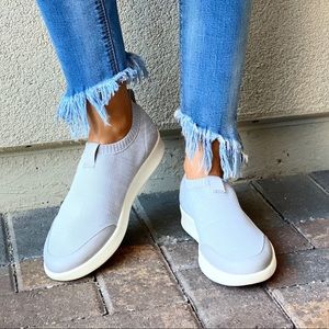 Lightweight Knit Slip On Sneakers Comfort Style
